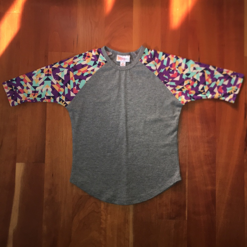 LuLaRoe Girls Shirt Size 4